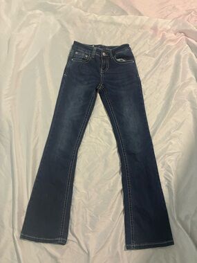 Kids Dark Blue Bootcut Jeans